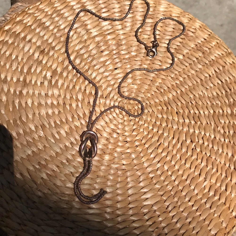 Infinity pendant necklace
